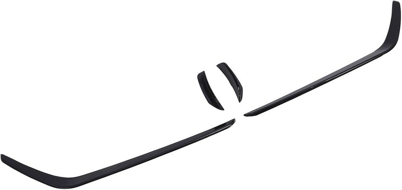 VINGVO Front Bumper Air Splitter, Glossy Black Air Vent Trim, Car Aero Split Part with Glossy Finish, Ideal for 7.5 GTI 2017-2019 - Image 5