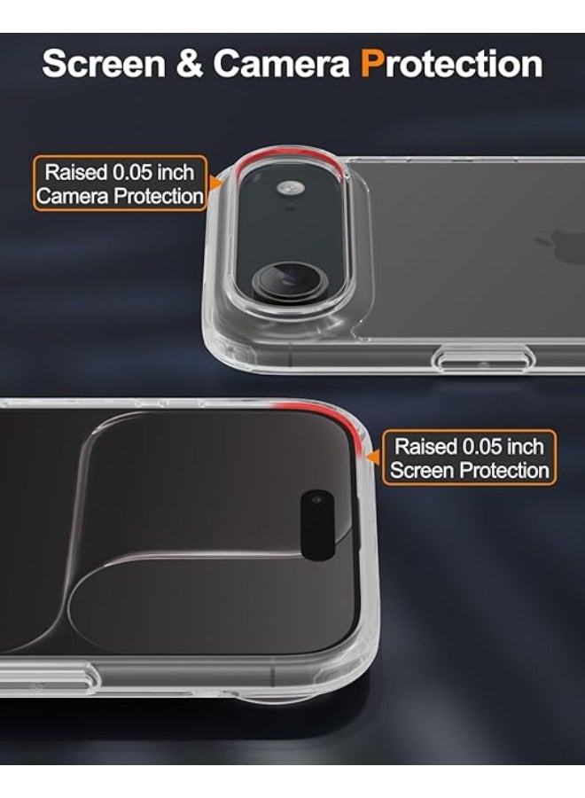 Iphone 17 Air Clear Case Soft Flexible Silicone TPU Shockproof Transparent Rubber Back Cover Compatible for 17 Air Clear - Image 4