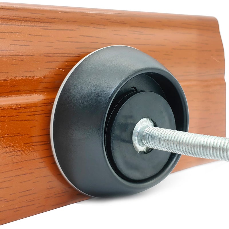 Vmaisi Baby Gate Wall Protector - Protect Walls from Pressure Mounted Pet Dog Gates, 4 Pack Black - Image 5