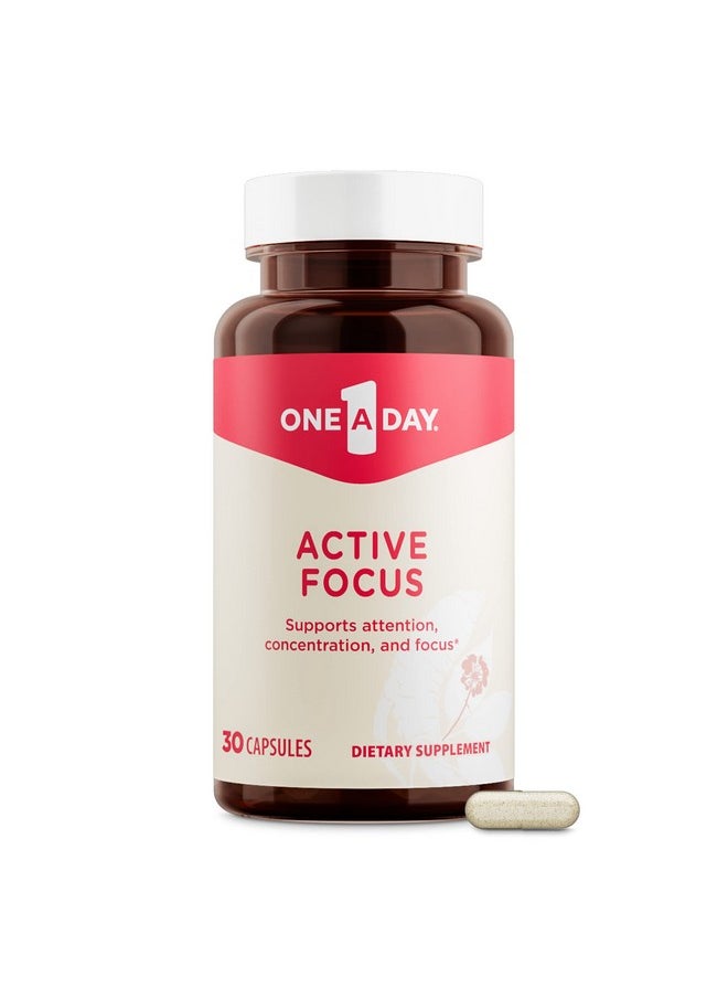 Brain Supplement Brain Supplements For Memory And Focus Support Concentration And Focus Support Focus Supplement For Adults With Ltheanine Caffeine And Ginseng 30 Capsules