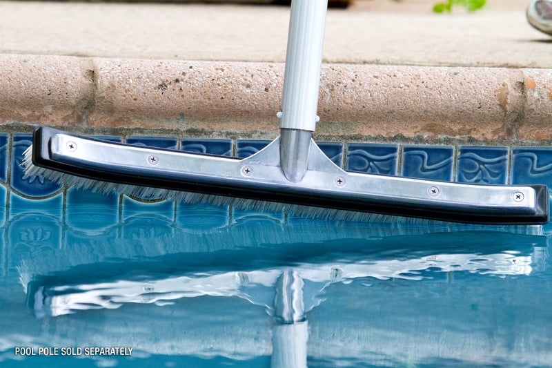 Poolmaster 20173 18-Inch Swimming Pool Brush With Aluminum-Back and Combo Bristles, Premier Collection - Image 4