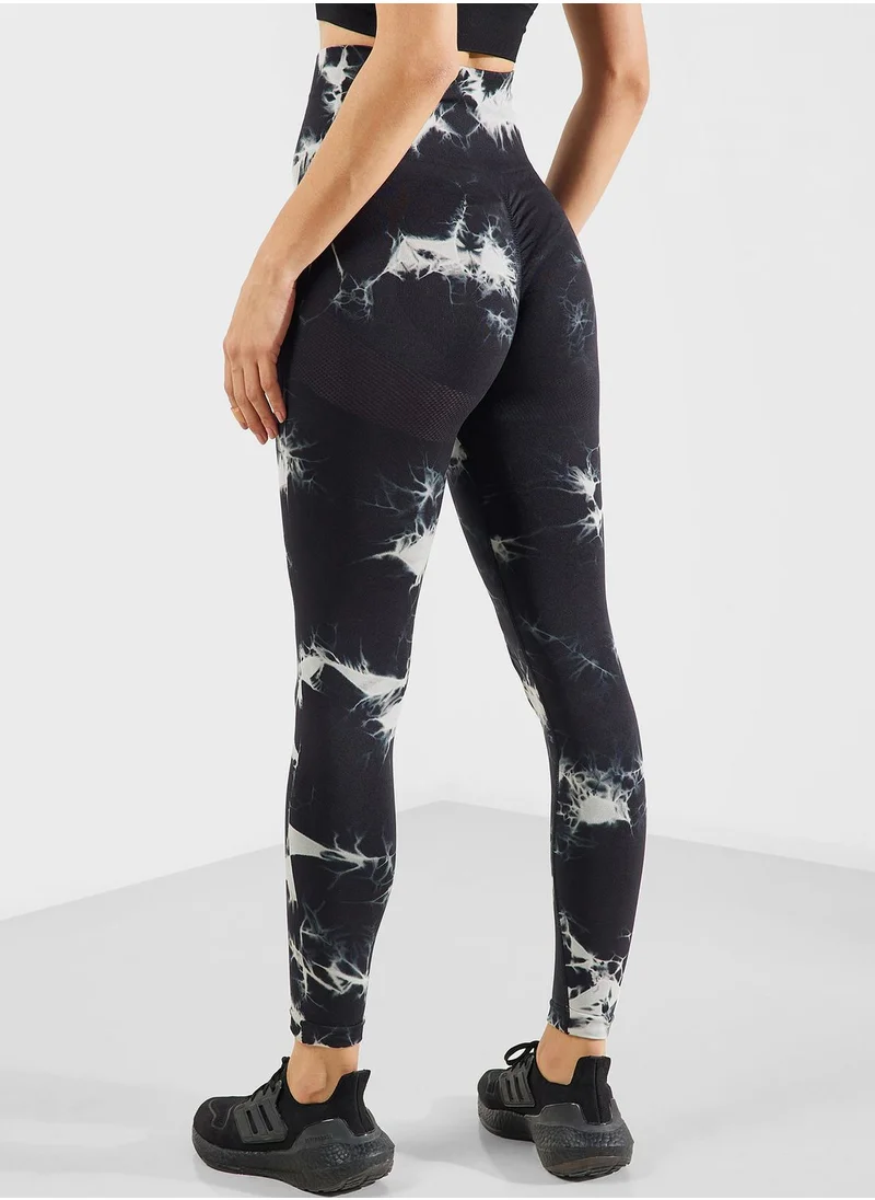 فورورد Tie Dye High Waist Leggings