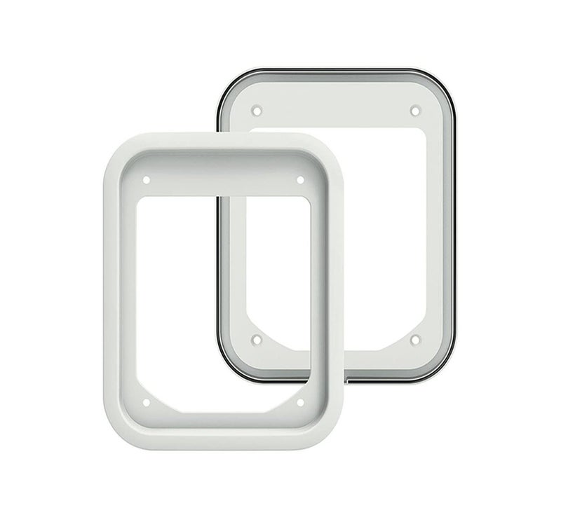 Cat Mate Cat Flap Adapter Kit for UPVC/Metal Doors (387) - Compatible with The 360 Door for Easy Installation, White - Image 1