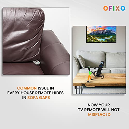 OFIXO Metal Strong and Durable Remote Stand Remote Holder/Remote Stand/Remote Organizer showpiece (Black), 15X9X8 Cm - Image 5