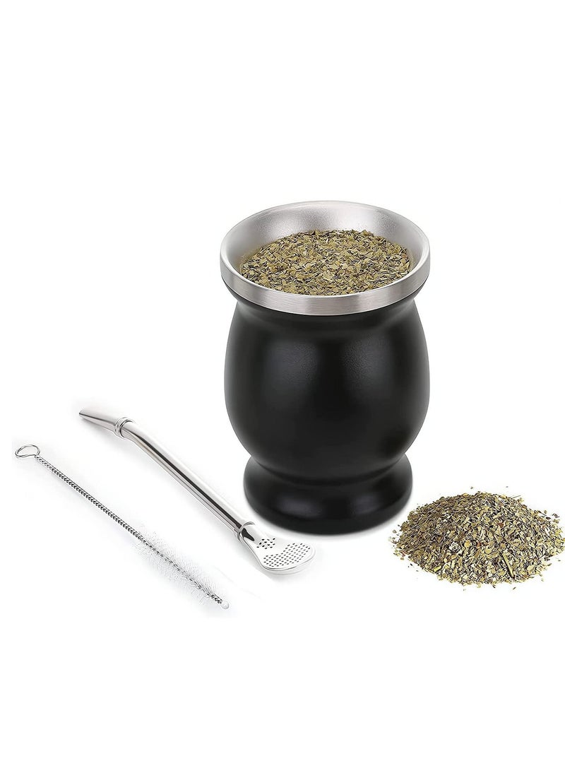 إكسفور 230 مل من أكواب شاي يربا مات وقشة بومبيلا لشرب أوراق الشجر السائبة من يربا مات - Image 1