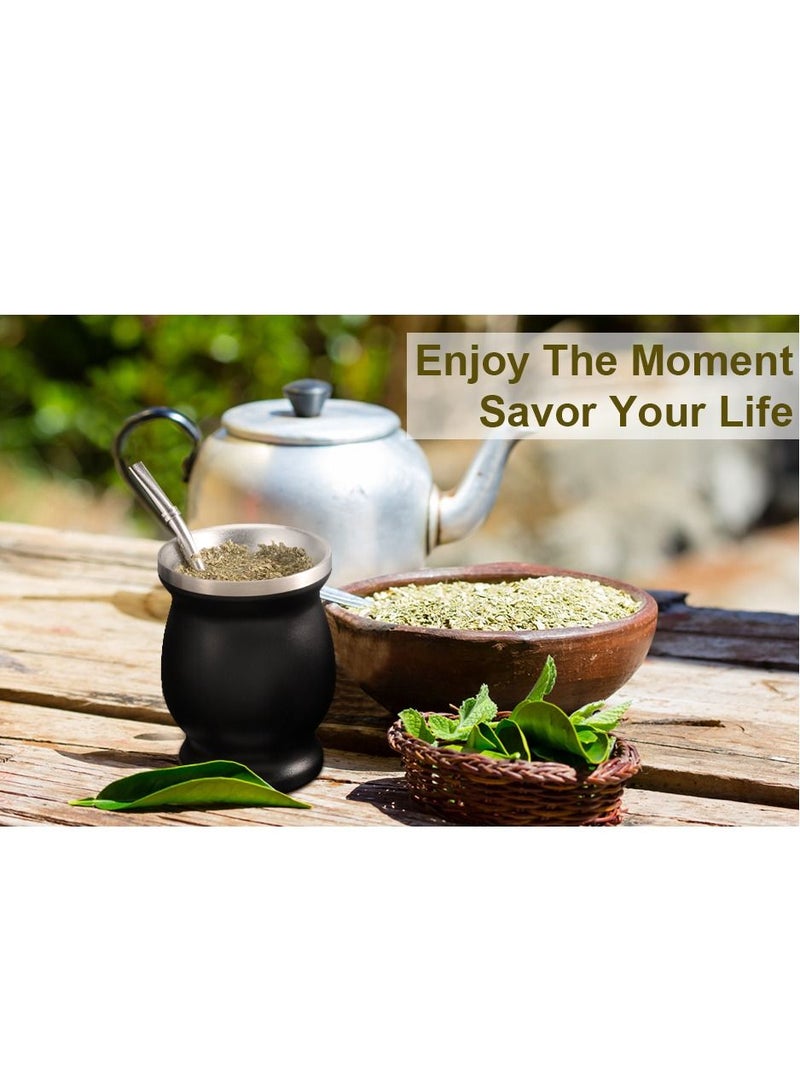 إكسفور 230 مل من أكواب شاي يربا مات وقشة بومبيلا لشرب أوراق الشجر السائبة من يربا مات - Image 2