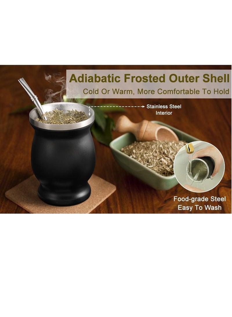 إكسفور 230 مل من أكواب شاي يربا مات وقشة بومبيلا لشرب أوراق الشجر السائبة من يربا مات - Image 3