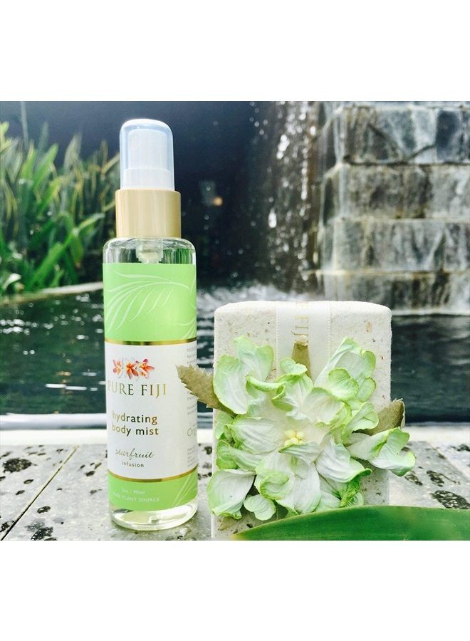 Pure Fiji Hydrating Dry Body Mist Oil - Moisturizing Body Spray -Essential Natural Oil- Hair and Body Oil with Vitamin E, Starfruit, 3 Ounce - Image 3
