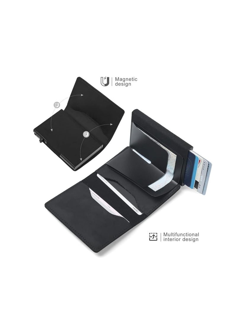 Dubkart Pocket-Sized and Slim Design Multipurpose Accessory for Air Tag Black Leather - Image 3
