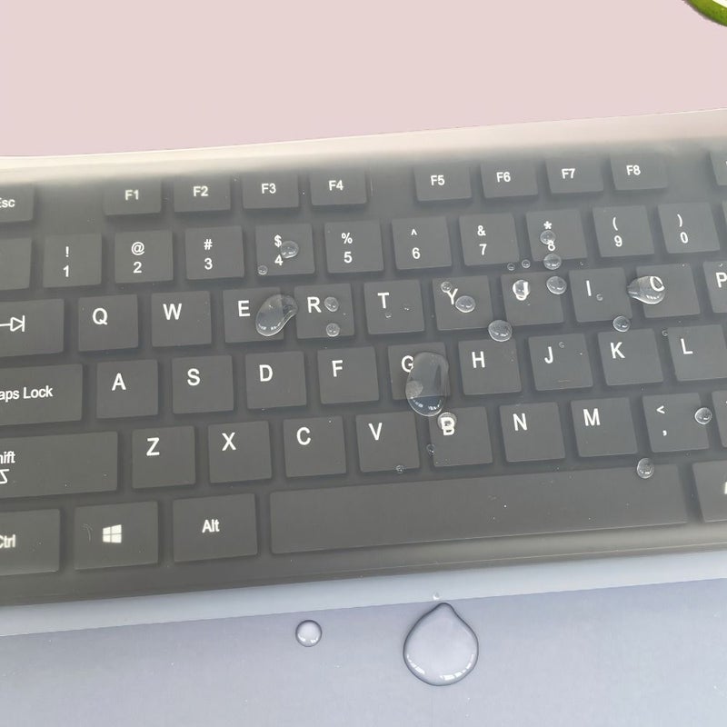 Transparent Dustproof Washable Keyboard Cover For 104 Key Desktop PC Gaming Office - Image 4