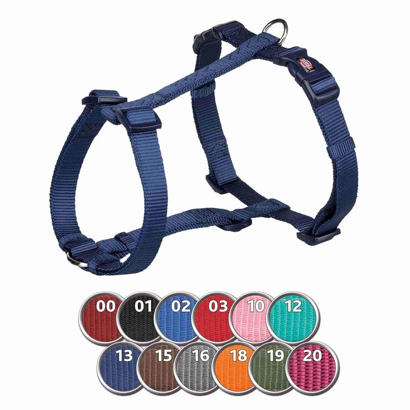 Trixie Premium Dog H-Harness (L-XLarge: 75 120 Cm/25 Mm, Forest,Multicolor) - Image 2