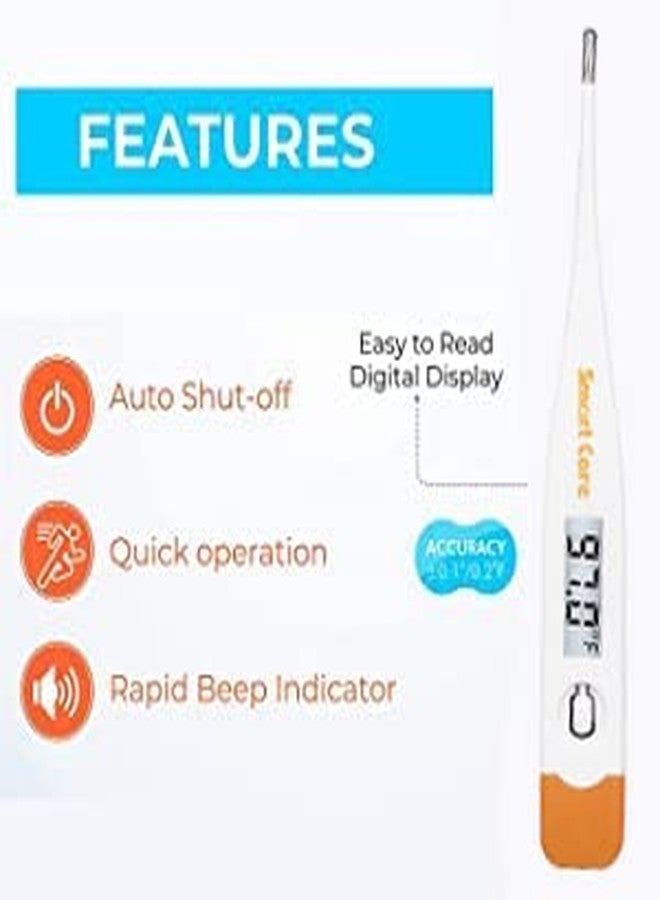 SMARTCARE LCD Display Digital Thermometer (Pack 0f 1) - Image 4