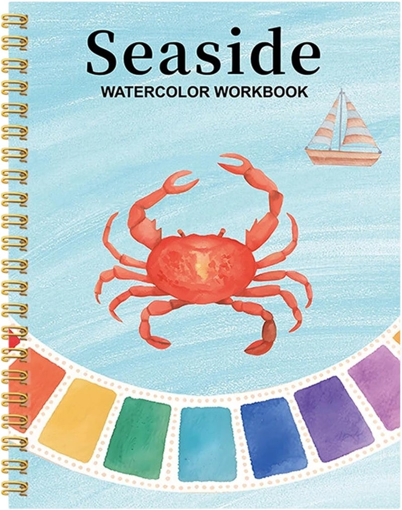 Twin Wire Binding Sketching Pad Watercolor Coloring Book Works with Pencil Paint Charcoal for Artist Beginner Paper Notebook - Image 2