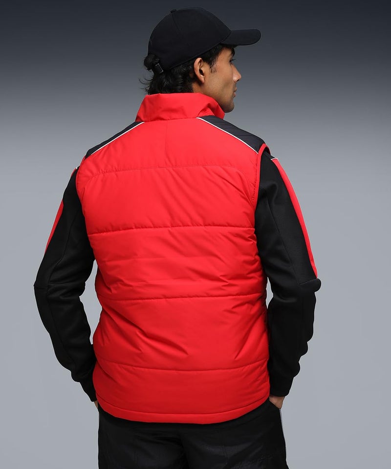 Puma, Men, Ferrari MT7 Padded Vest, Rosso Corsa, XL, (63276302) - Image 4