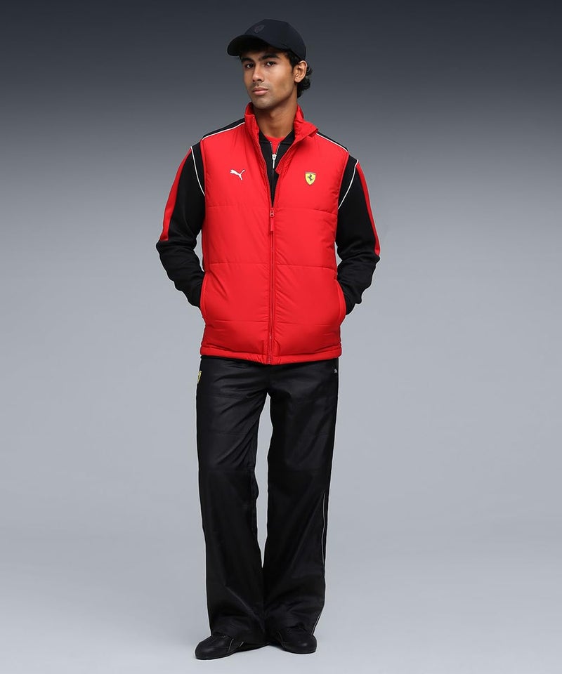 Puma, Men, Ferrari MT7 Padded Vest, Rosso Corsa, XL, (63276302) - Image 3