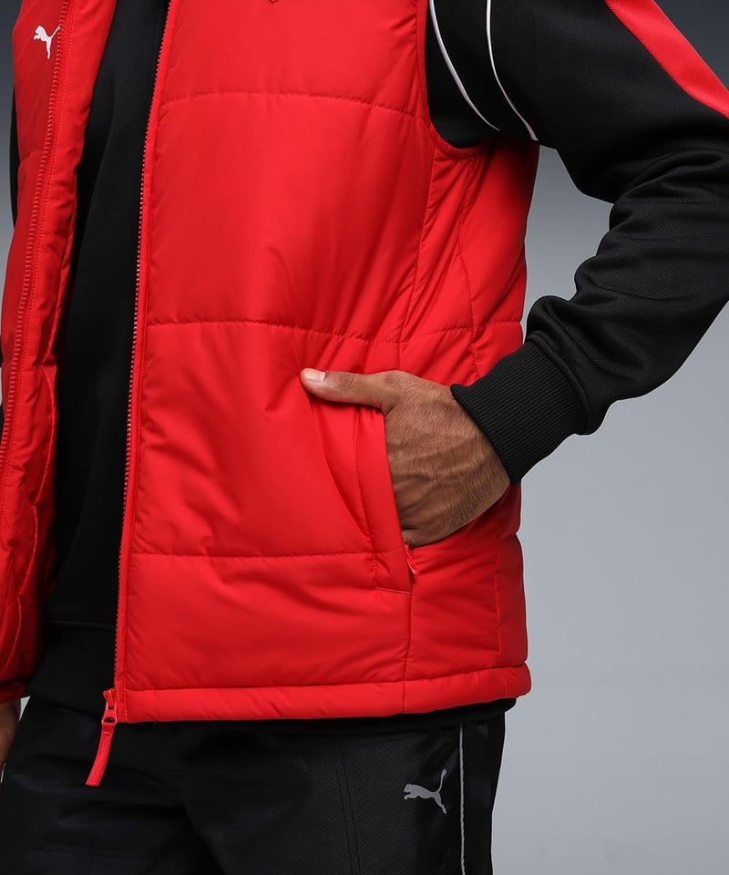 Puma, Men, Ferrari MT7 Padded Vest, Rosso Corsa, XL, (63276302) - Image 5