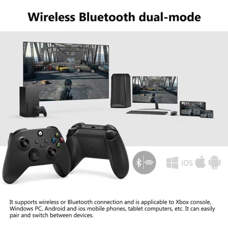 جهاز تحكم في ألعاب ثنائي النمط بلوتوث لاسلكي لأجهزة وحدة Xbox، كمبيوتر Windows 10، أجهزة Android وiOS وأجهزة اللوحات - Image 2