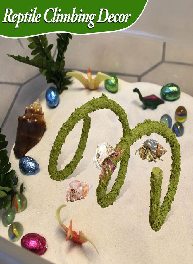 Dexspoeny 2Pcs Hermit Crab Climbing Toys Set, 39.4 in Bendable Hermit Crab Supplies, Reptile Tanks Vine Toy, Climbing Vine Aquarium Decor,Terrarium Habitat Accessories for Gecko Frogs Snake - Image 4