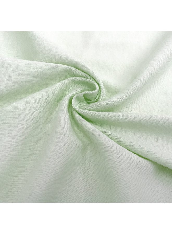 American Baby Company American Baby Company 100% Natural Cotton Jersey Knit Toddler Sheet Set, Celery, Soft Breathable, for Boys and Girls - Image 3