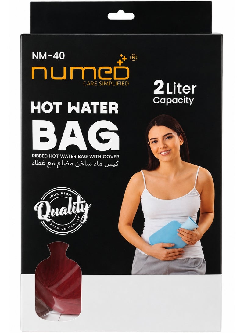 Numed Hot Water Bag 2 Litre Capacity-NM40 - Image 1
