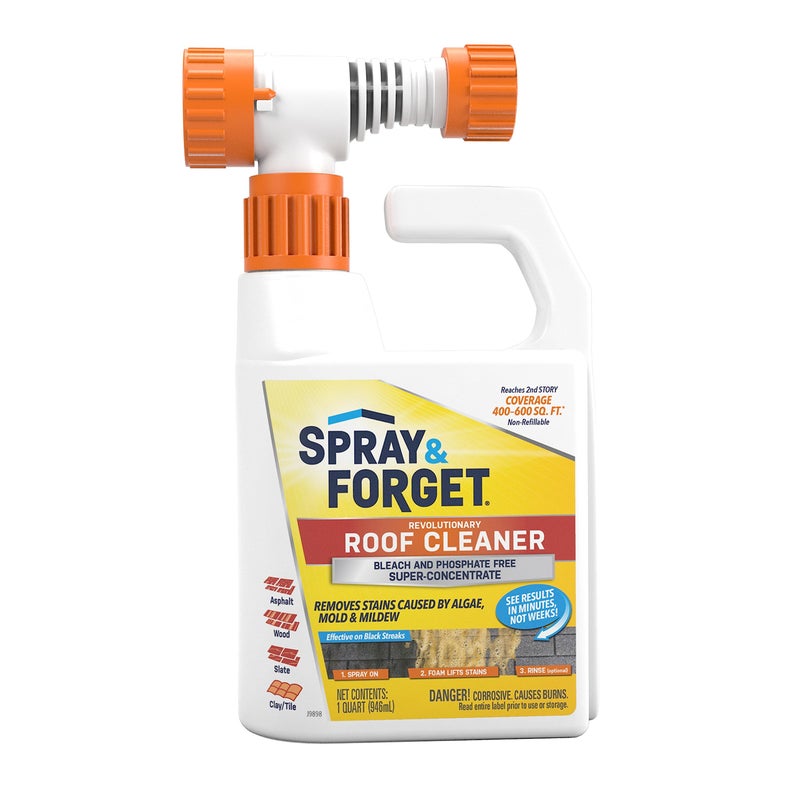 Spray & Forget سبراي وفورغت 1-كوادرت خرطوم نهاية منظف السقف المركز - Image 1