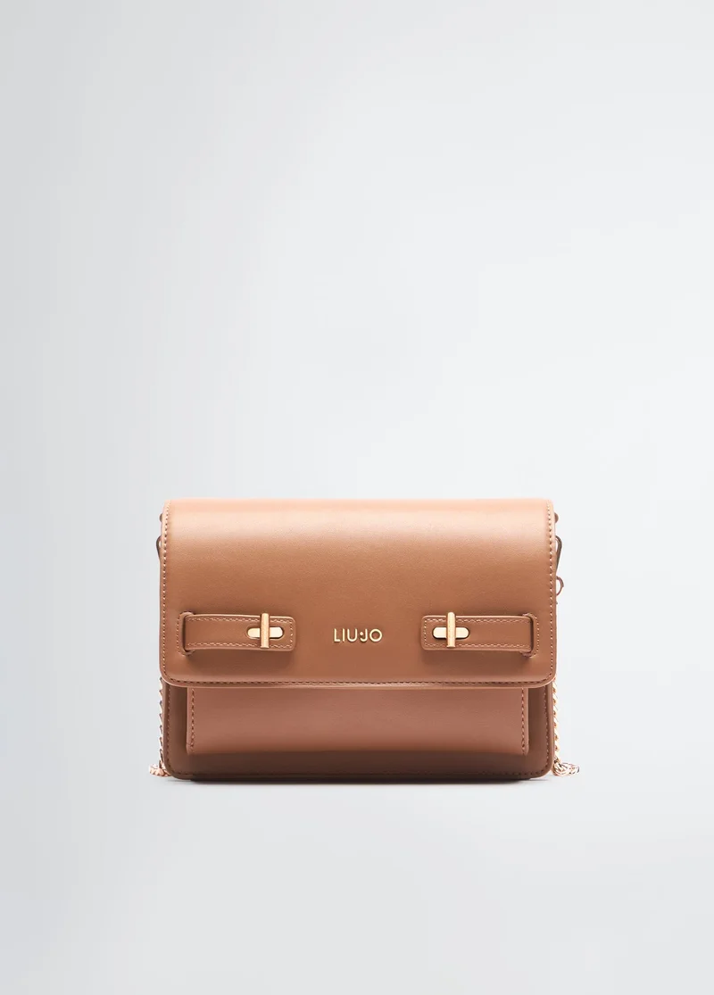 ليو جو Brown crossbody bag