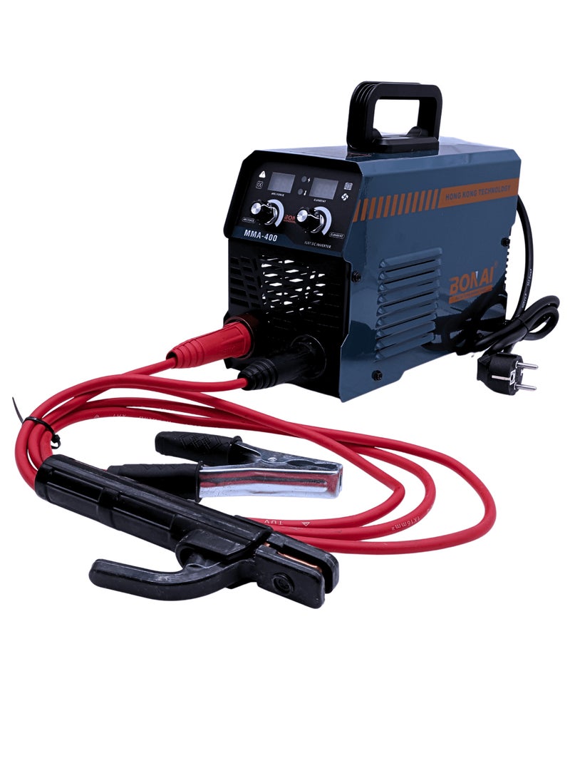 BONAI ARC-400 Inverter Welder, MMA Stick Welding Machine with IGBT Technology, Portable Professional Welding Equipment with Digital Display, Cooling Fan, IP21 Rated, Insulation Grade F, BN-HK89 - Image 2