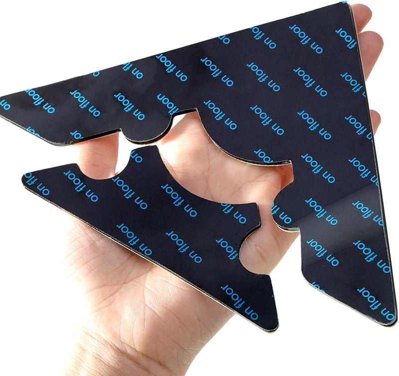 Tikfoam Rug Non Slip Grippers, Reusable Rug Tape Pads for Hardwood Floors, Strong Carpet Gripper for Area Rugs, No Damaging for Floor, 16Pcs - Image 1
