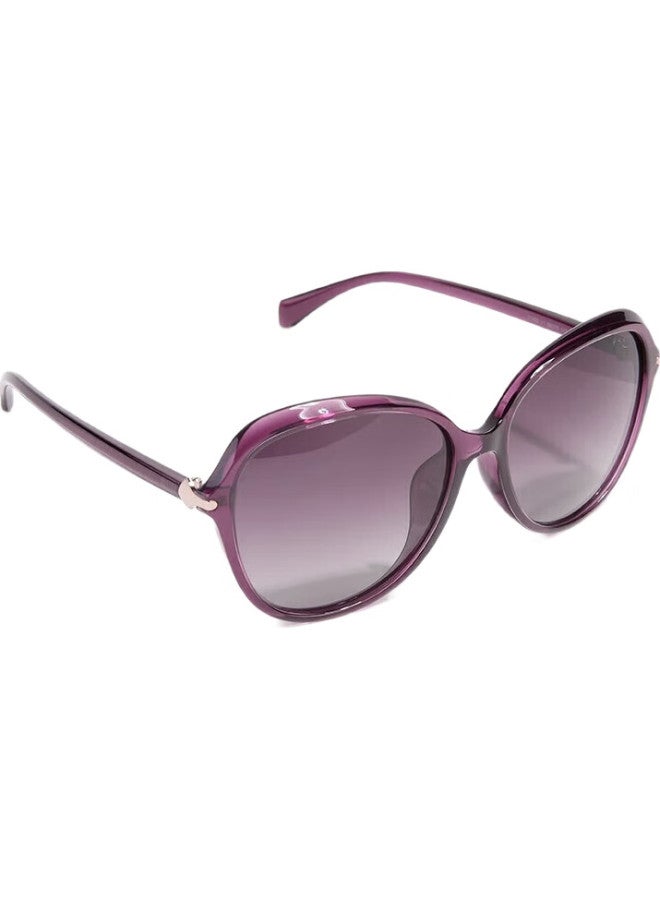 PARIM Large Frame Sunglasses, Fashionable And Elegant, Round Face, Sun Protection, Uv Protection, Polarized Glasses For Women, 71423 - Image 3