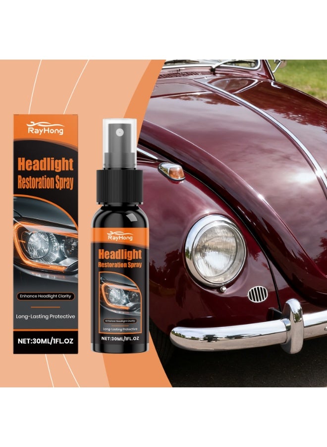 رايهونغ بخاخ العناية بمصابيح السيارة - ينظف مصابيح السيارة، يعزز الرؤية، مضاد للغبار ومضيء - Image 1