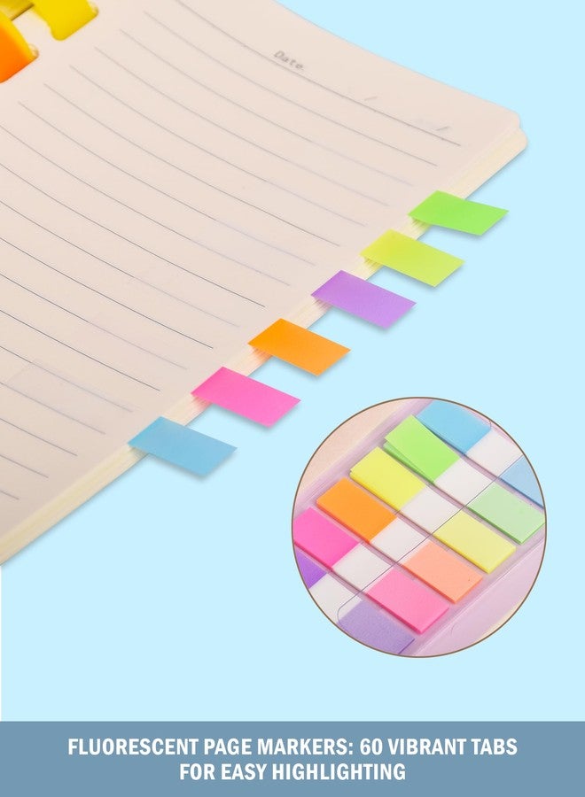 DOODLE A6 Spiral Notebook Diary with Sticky Notes & Page Markers – 80 Ruled Pages, 80 GSM – Soft Wiro Bound for Smooth Writing – Note Keeper for School, College & Office Use - Image 5