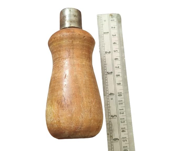 FTE Big Screw Driver Handle/Chesil Big Strong Hand made handle for Carpentry and Industrial Heavy Duty Works with Strong Grip Wooden Handle (handle Size 14 cm) - Image 1