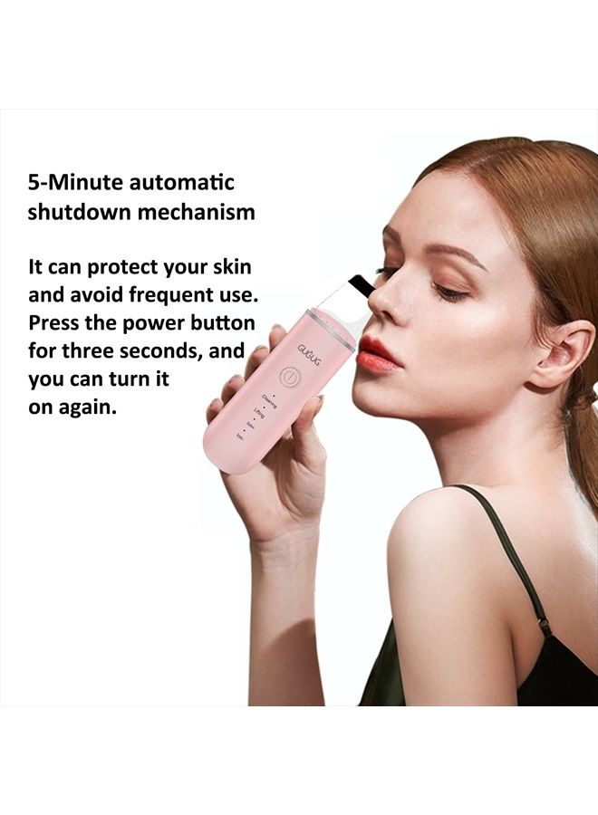 GUGUG Skin Scrubber Face Spatula - Skin Spatula Blackhead Remover Pore Cleaner with 4 Modes, Skin Care Tools-Pink - Image 5