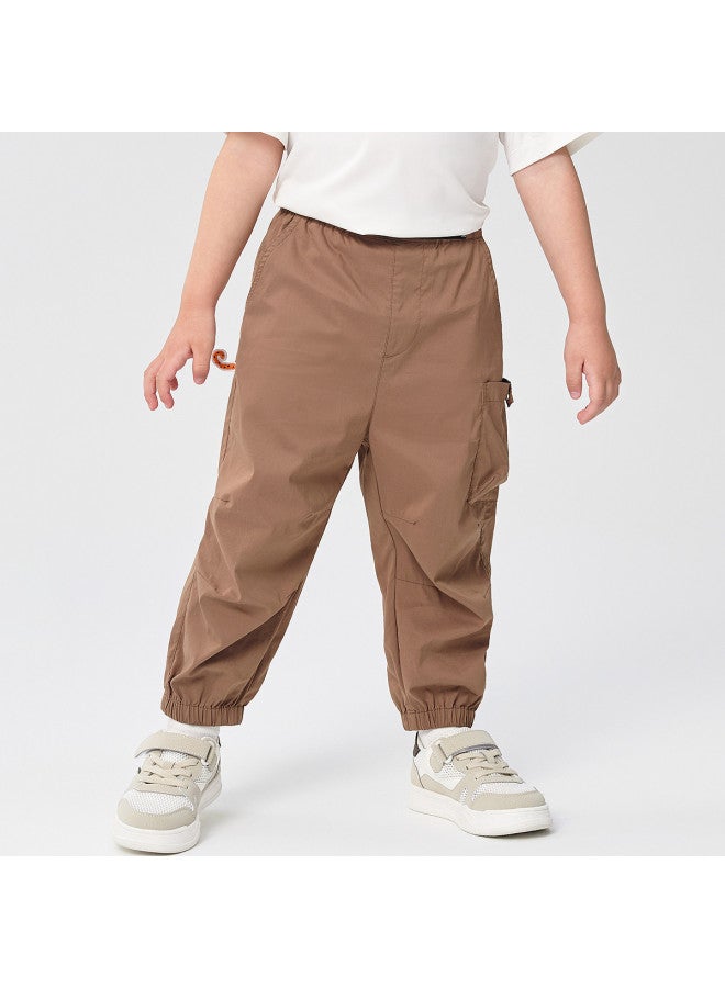 Balabala Cool & Breathable Comfort Kids' Boys' Cargo Pants - Loose Fit Paratrooper Style 2025 Summer New Anti-mosquito Trousers - Image 2