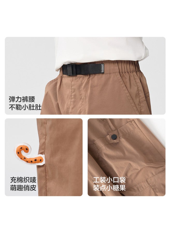 Balabala Cool & Breathable Comfort Kids' Boys' Cargo Pants - Loose Fit Paratrooper Style 2025 Summer New Anti-mosquito Trousers - Image 4