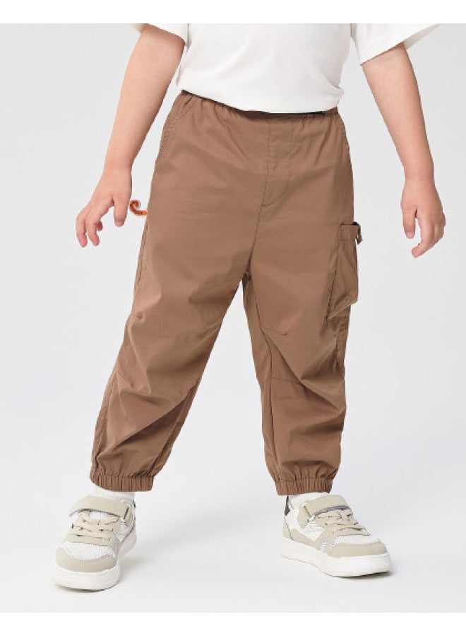 Balabala Cool & Breathable Comfort Kids' Boys' Cargo Pants - Loose Fit Paratrooper Style 2025 Summer New Anti-mosquito Trousers - Image 1