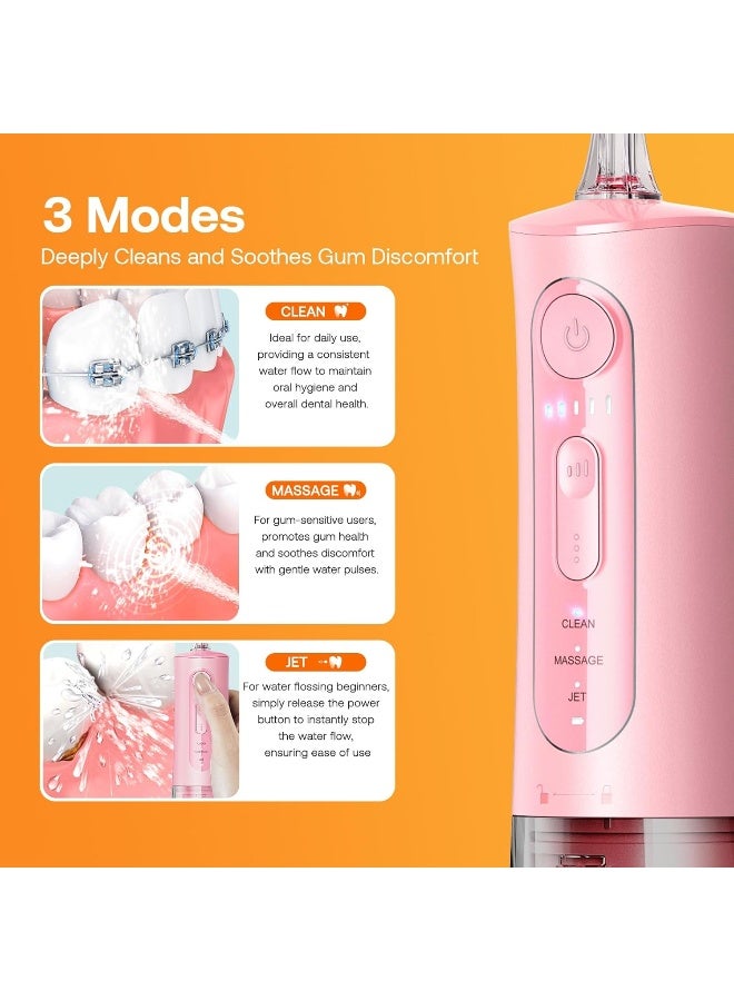 Bitvae BVC2 Water Flosser 6 nozzles Pink color pink - Image 5