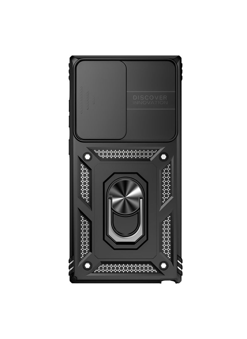 REOCLE - Samsung Galaxy S23 Ultra Case with Camera Cover & Drop Protection & Snug Touch & Slim Protective Hard Back Soft Edge Phone Case for Galaxy S23 Ultra Case - Image 1