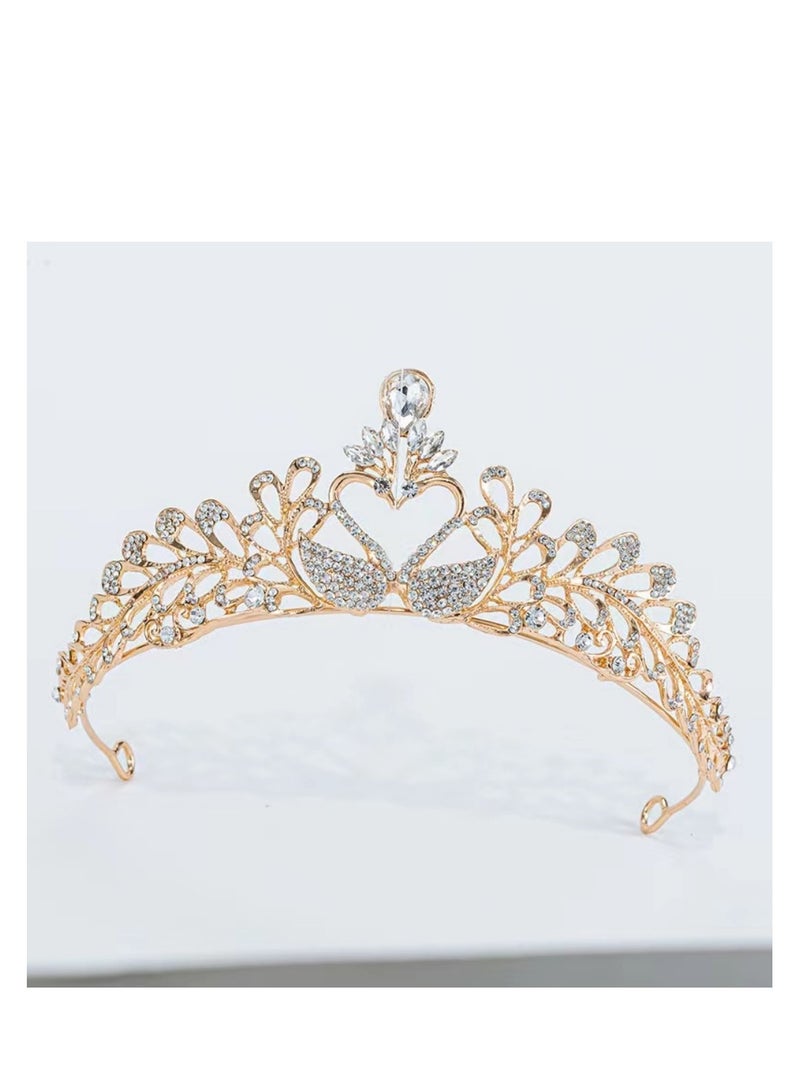 Children's headwear Princess Crown Birthday hair clip headband - Image 1