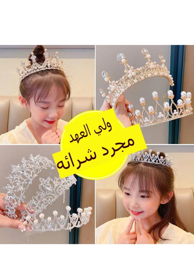 Children's headwear Princess Crown Birthday hair clip headband - Image 2