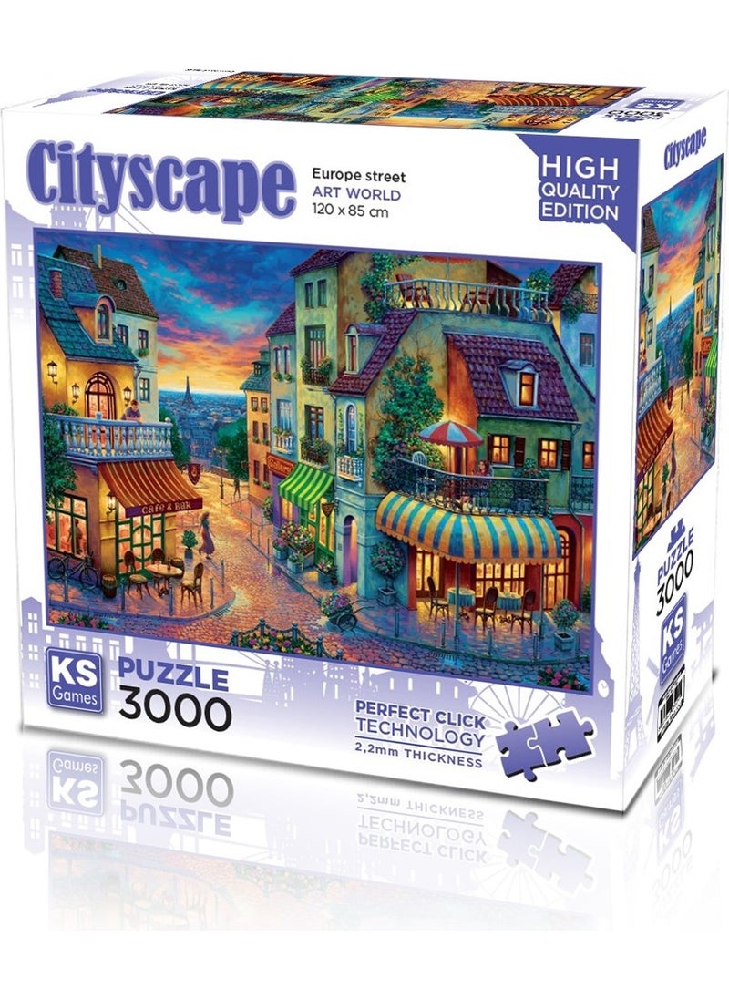 KS Games Europe Street 3000 Piece Puzzle  - Image 1