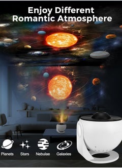 Toshionics 12-in-1 Star Galaxy Projector for Bedroom 4K Ultra HD Planetarium Night Light 360° Rotating Galaxy Projector with 12 Film Discs Adjustable Knob Timer Quiet Motor Star Ceiling Projector Kids Room Decor Perfect Birthday Holiday Gift for Boys and Girls  - Image 5