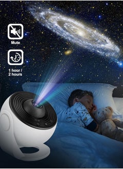 Toshionics 12-in-1 Star Galaxy Projector for Bedroom 4K Ultra HD Planetarium Night Light 360° Rotating Galaxy Projector with 12 Film Discs Adjustable Knob Timer Quiet Motor Star Ceiling Projector Kids Room Decor Perfect Birthday Holiday Gift for Boys and Girls  - Image 2