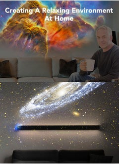 Toshionics 12-in-1 Star Galaxy Projector for Bedroom 4K Ultra HD Planetarium Night Light 360° Rotating Galaxy Projector with 12 Film Discs Adjustable Knob Timer Quiet Motor Star Ceiling Projector Kids Room Decor Perfect Birthday Holiday Gift for Boys and Girls  - Image 4