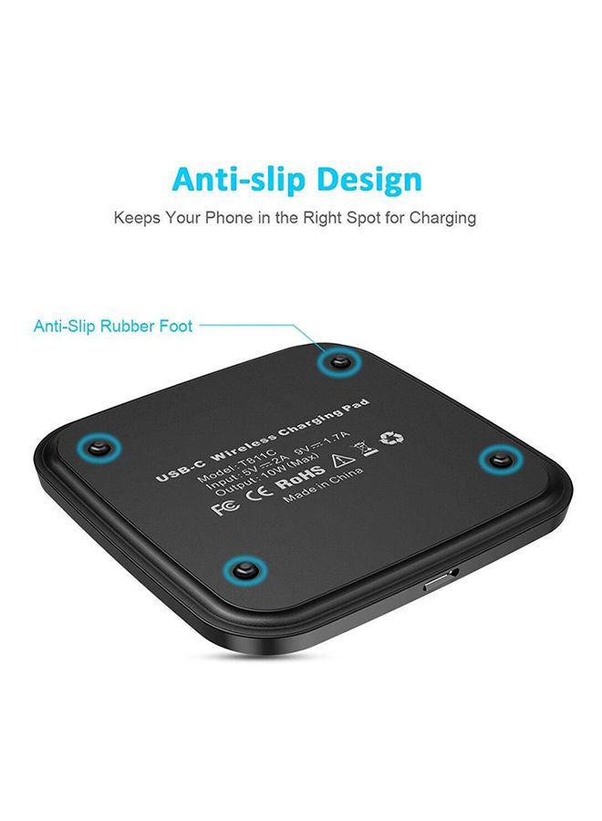 NIBEMINENT Wireless Charging Pad Black - Image 2
