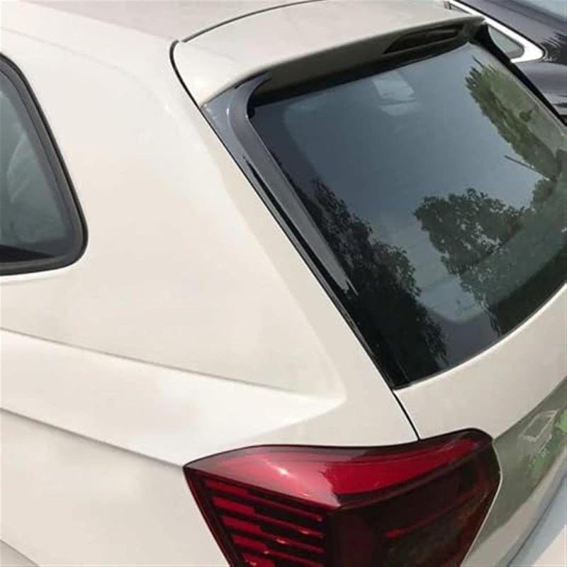 Wivplex Gloss Black Rear Trunk Spoilers for VW Polo MK6 - Image 5