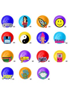 Sterling James Co. 32 Piece 90s Party Hanging Swirls Decorations, Throwback 1990s Themed Party Supplies and Favors  - Image 5