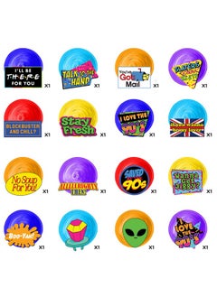 Sterling James Co. 32 Piece 90s Party Hanging Swirls Decorations, Throwback 1990s Themed Party Supplies and Favors  - Image 4