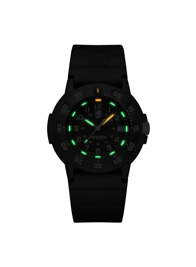 Luminox Unisex Analog Round Shape Rubber Wrist Watch XS.3001.EVO.OR - 43 Mm