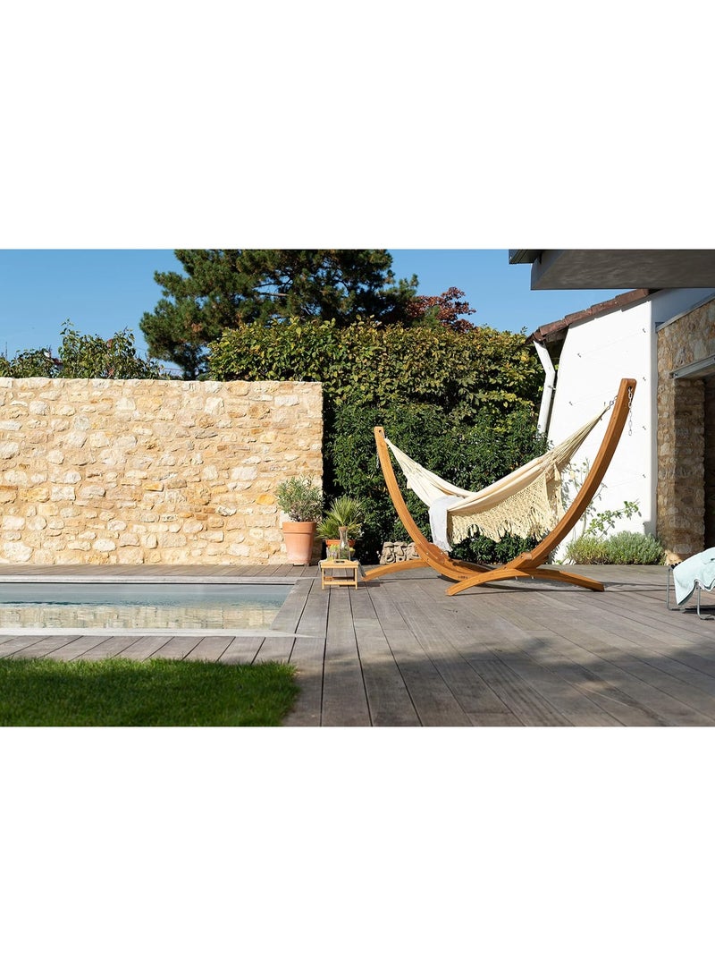 LA SIESTA Maera Nature Wooden Stand For Double Hammock (Size L - 370 cm) - Image 2